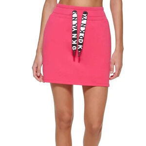 Dkny Sport Women's Logo Skirt Pink NWT